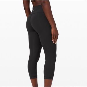 Black Cropped Lululemon Leggings